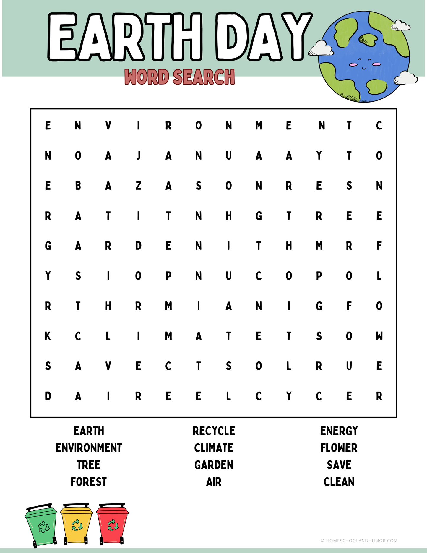 Earth Day Lessons and Activities
