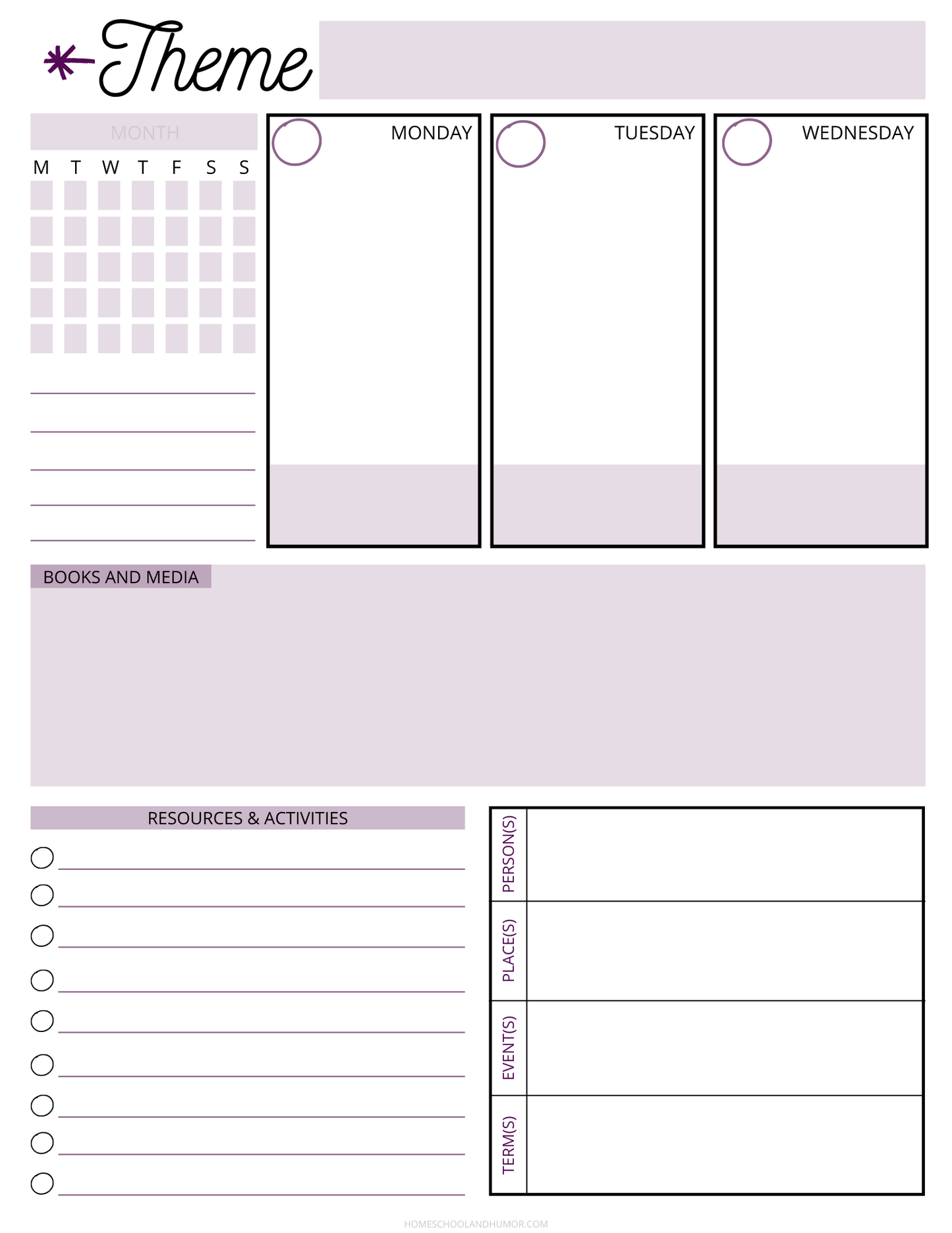 Maximum Unit Study Planner for Homeschool Unit Studies