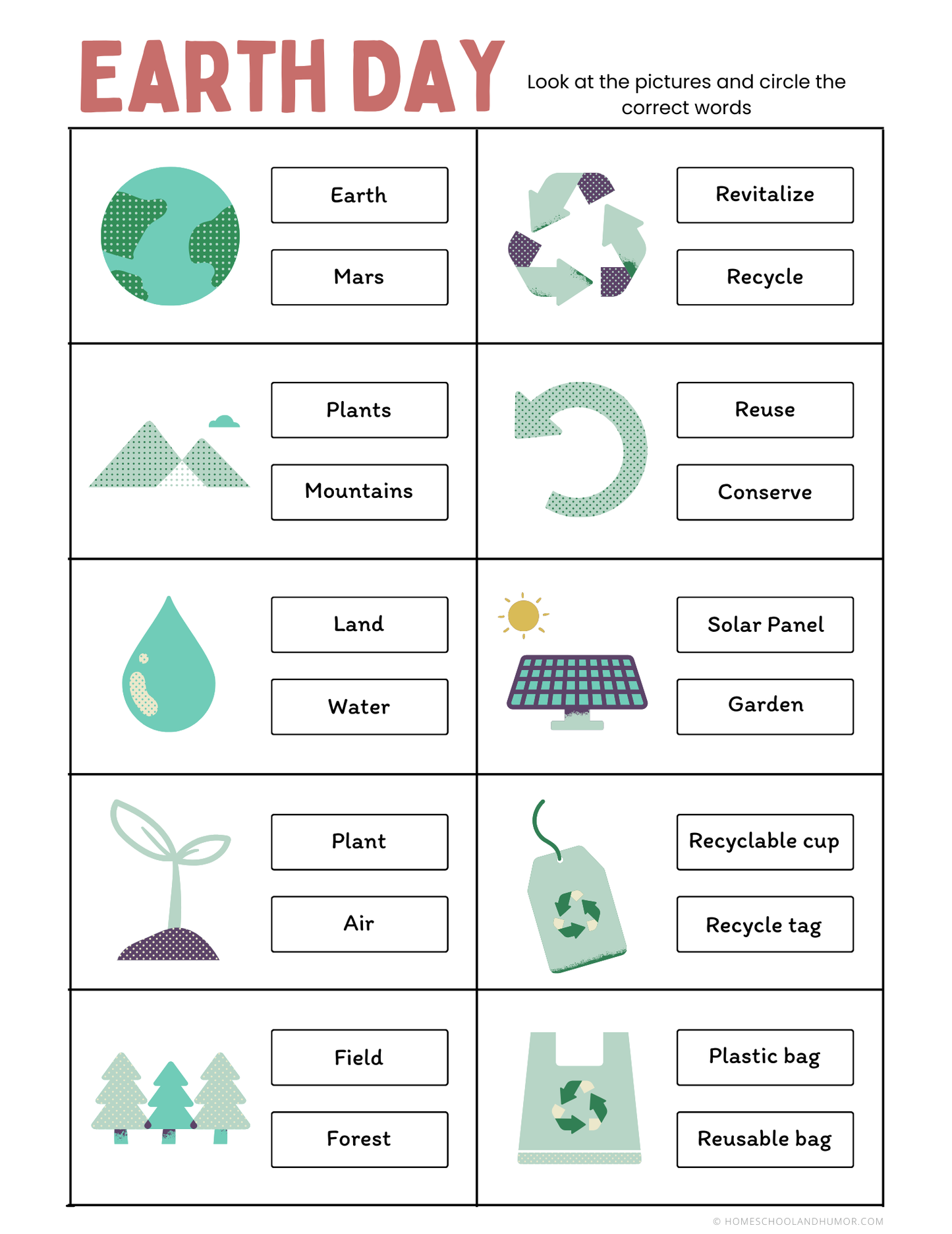 Earth Day Lessons and Activities