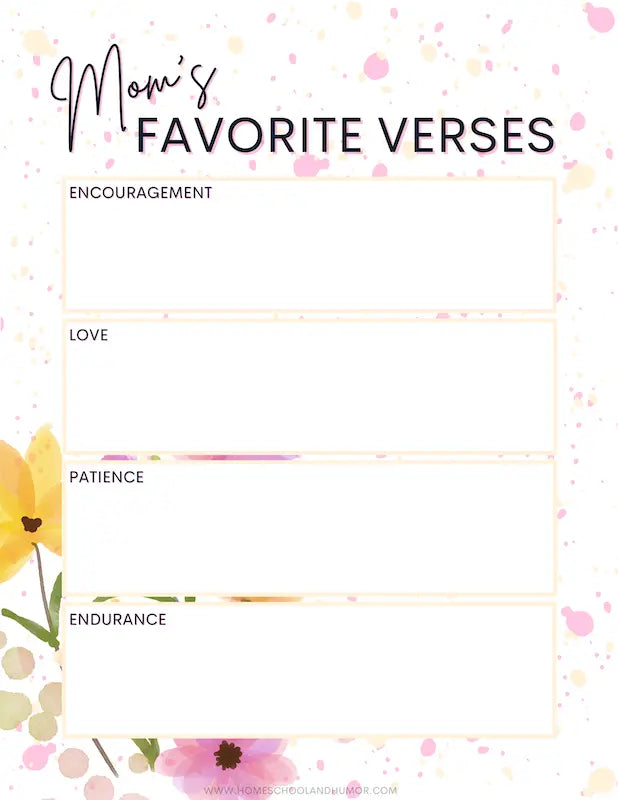 Mommy & Me Bible Study Journal (Digital Download) Homeschool and Humor