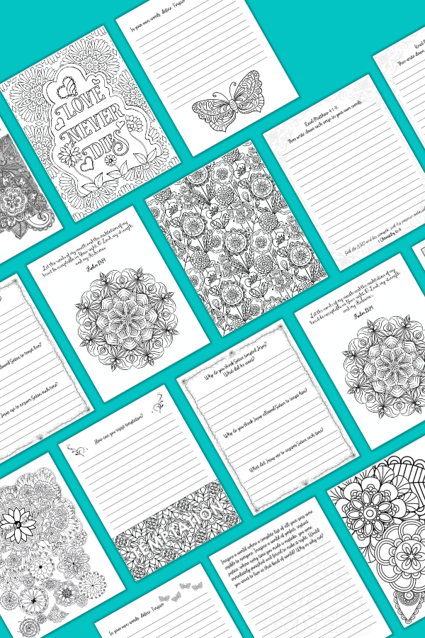 Reflections Color Journal | Faith Coloring Book for Moms