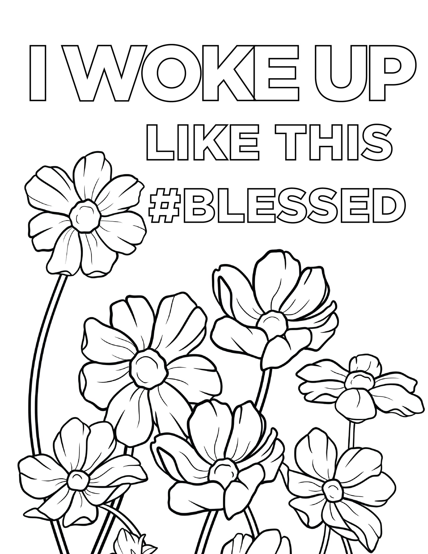 Walk by Faith Coloring Pages for Mom