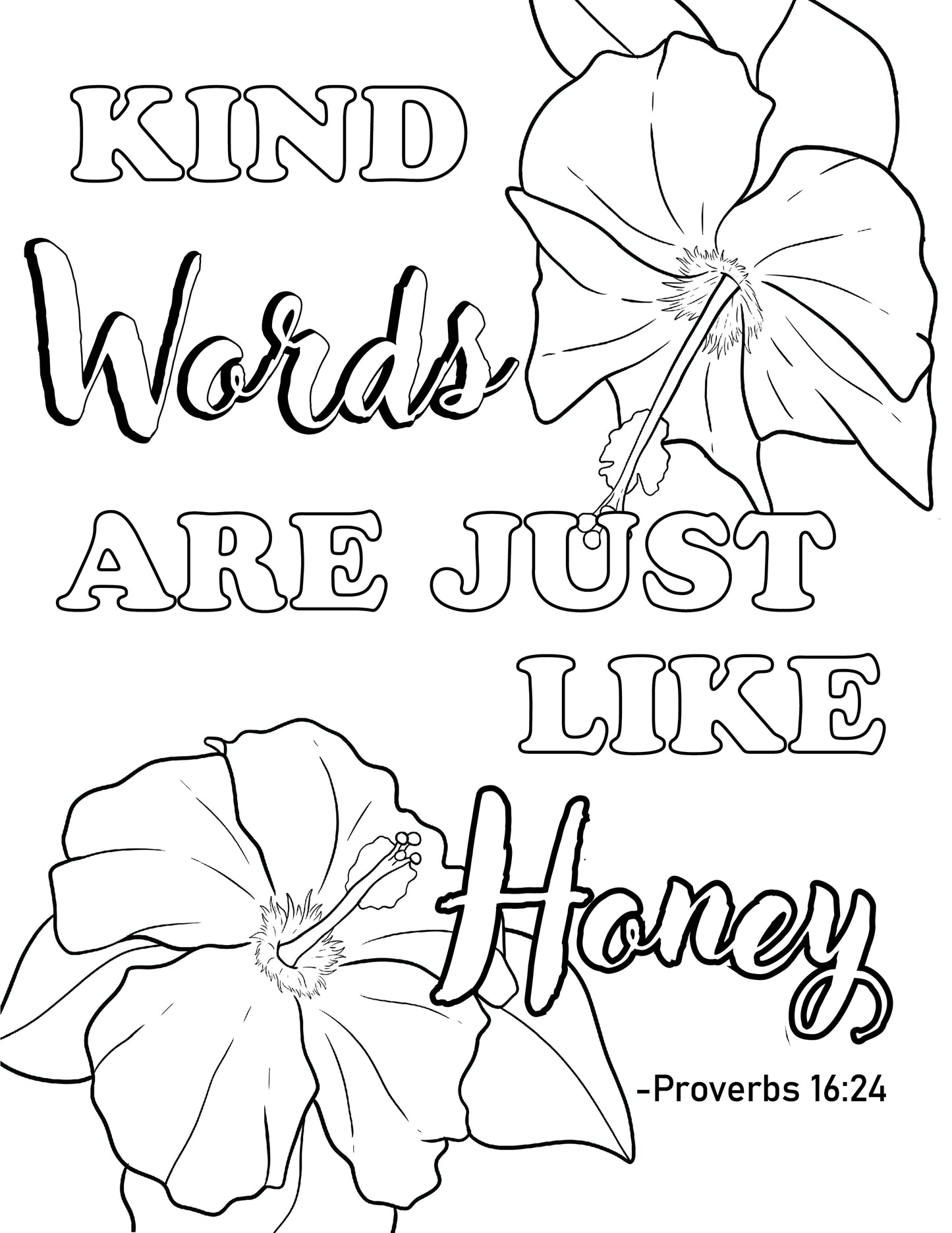 Walk by Faith Coloring Pages for Mom