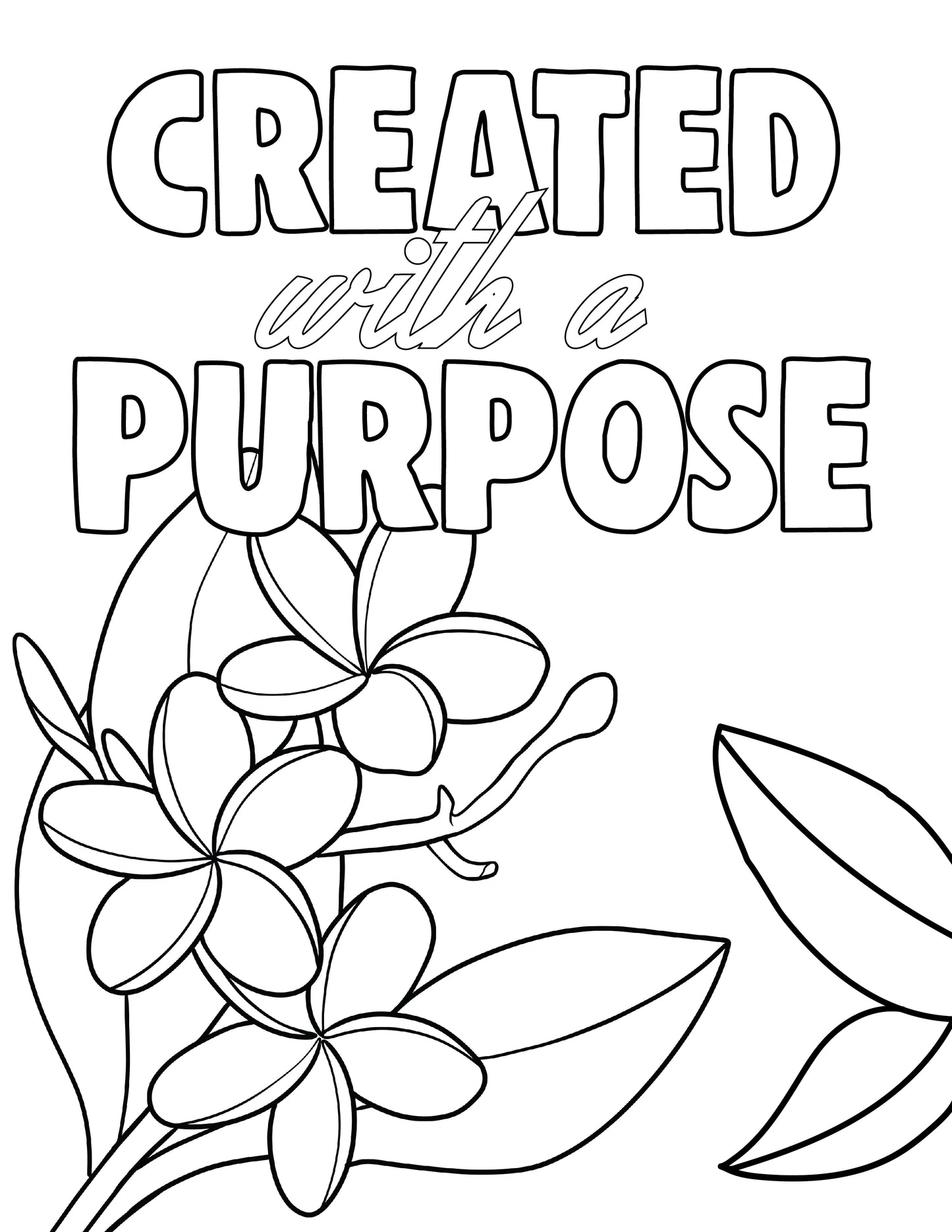 Walk by Faith Coloring Pages for Mom