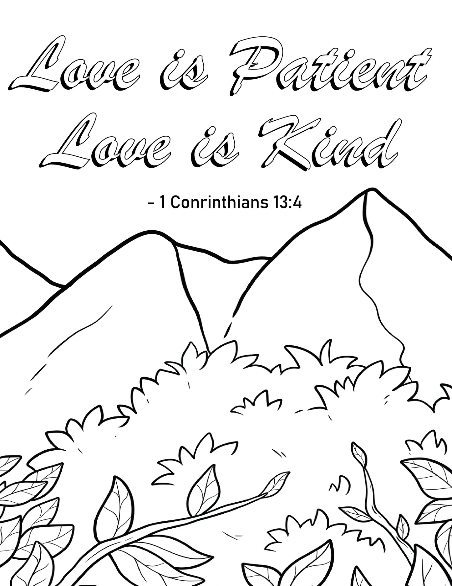 Walk by Faith Coloring Pages for Mom