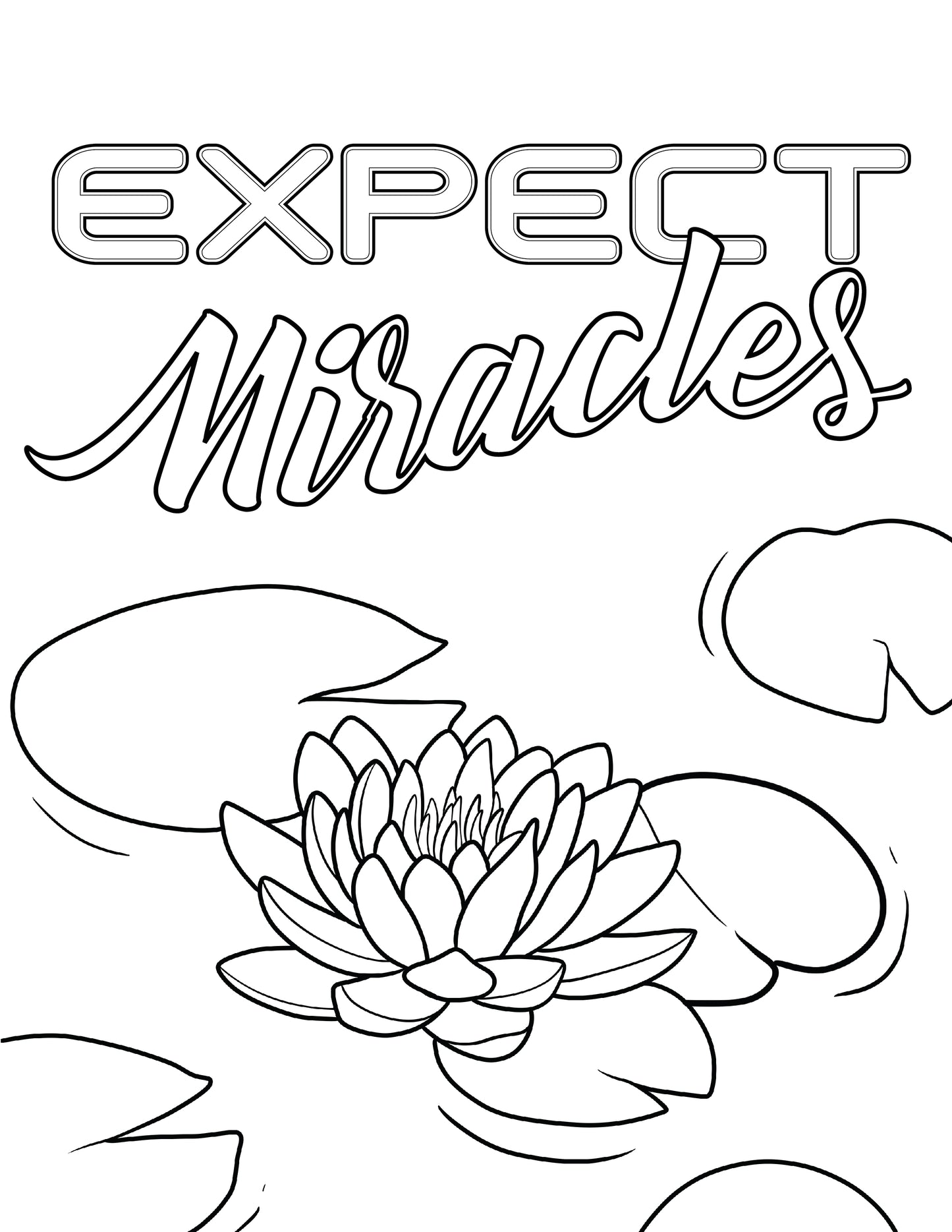 Walk by Faith Coloring Pages for Mom