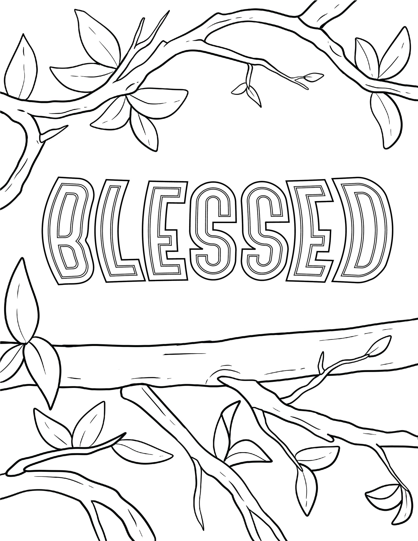 Walk by Faith Coloring Pages for Mom