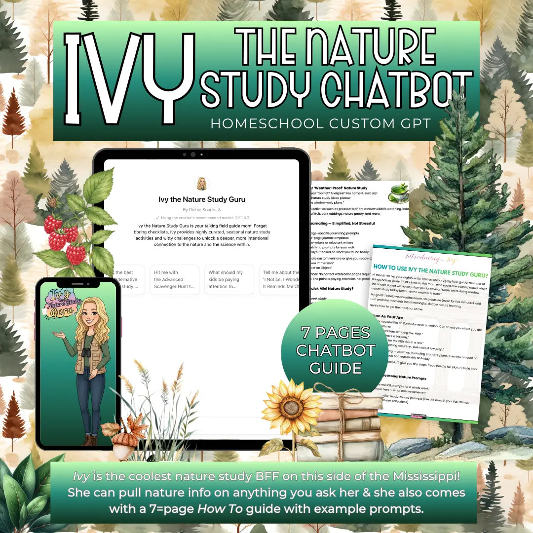 Ivy the Nature Study Chatbot – Homeschool Nature Study Custom GPT Homeschool and Humor