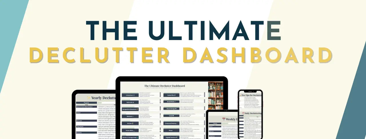 The Ultimate Declutter Dashboard | Digital Decluttering Tools Homeschool and Humor