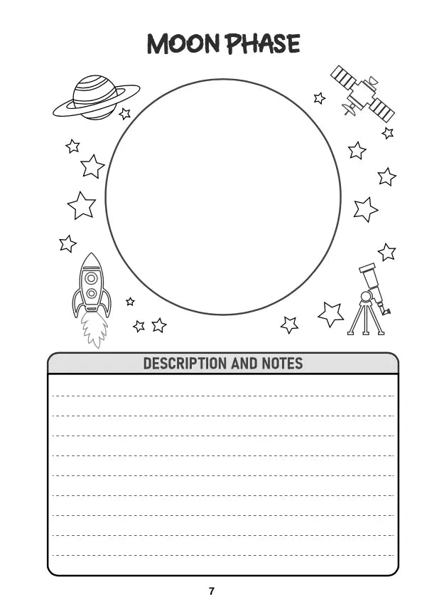 Astronomy Logbook for Kids Homeschool and Humor