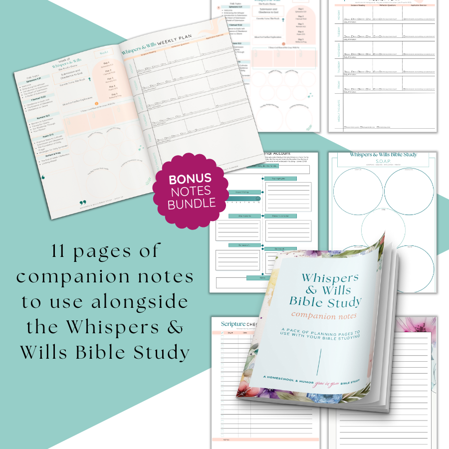 Whispers & Wills Bible Study | Bible Study on Submission, Obedience, and How To Discern God's Voice