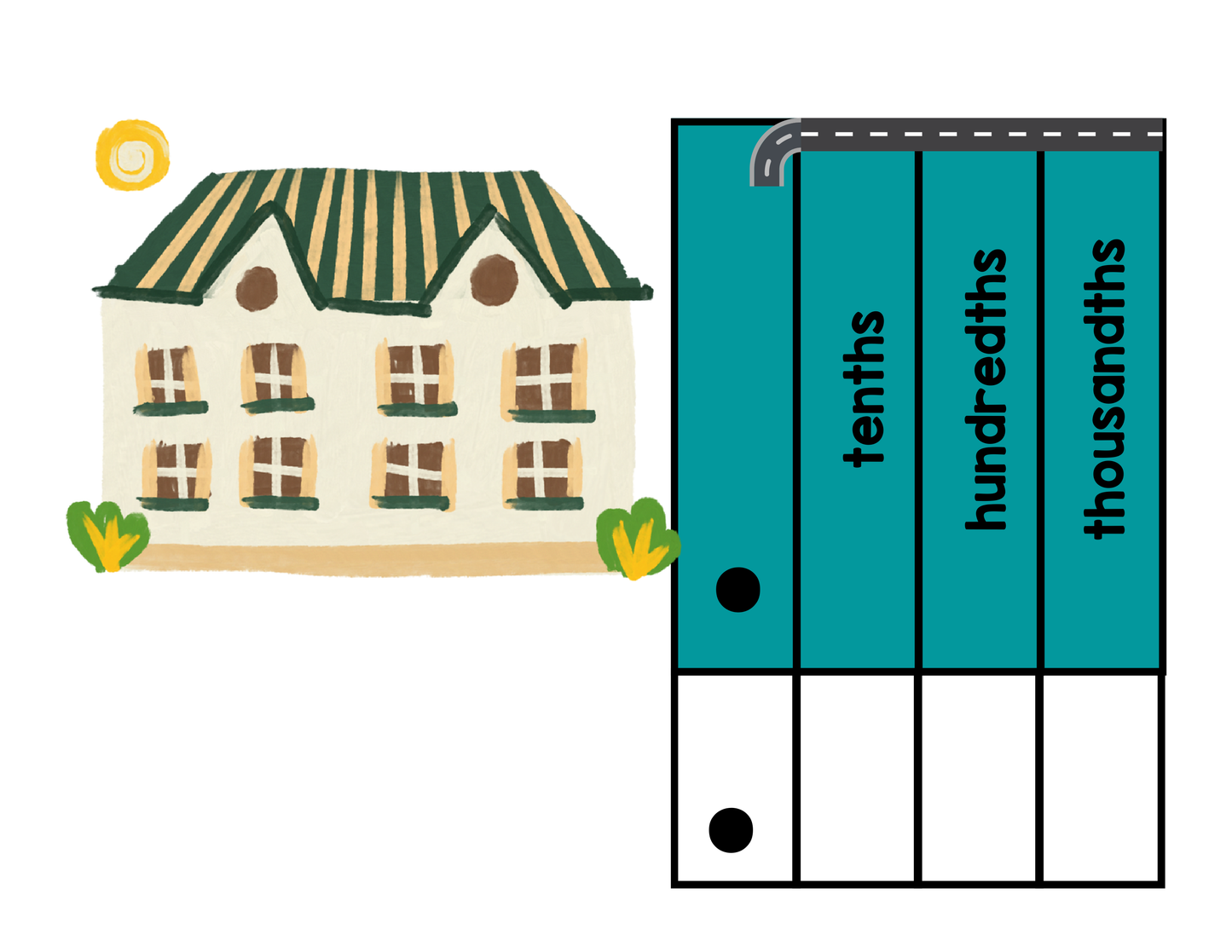 Place Value Houses Neighborhood Bundle