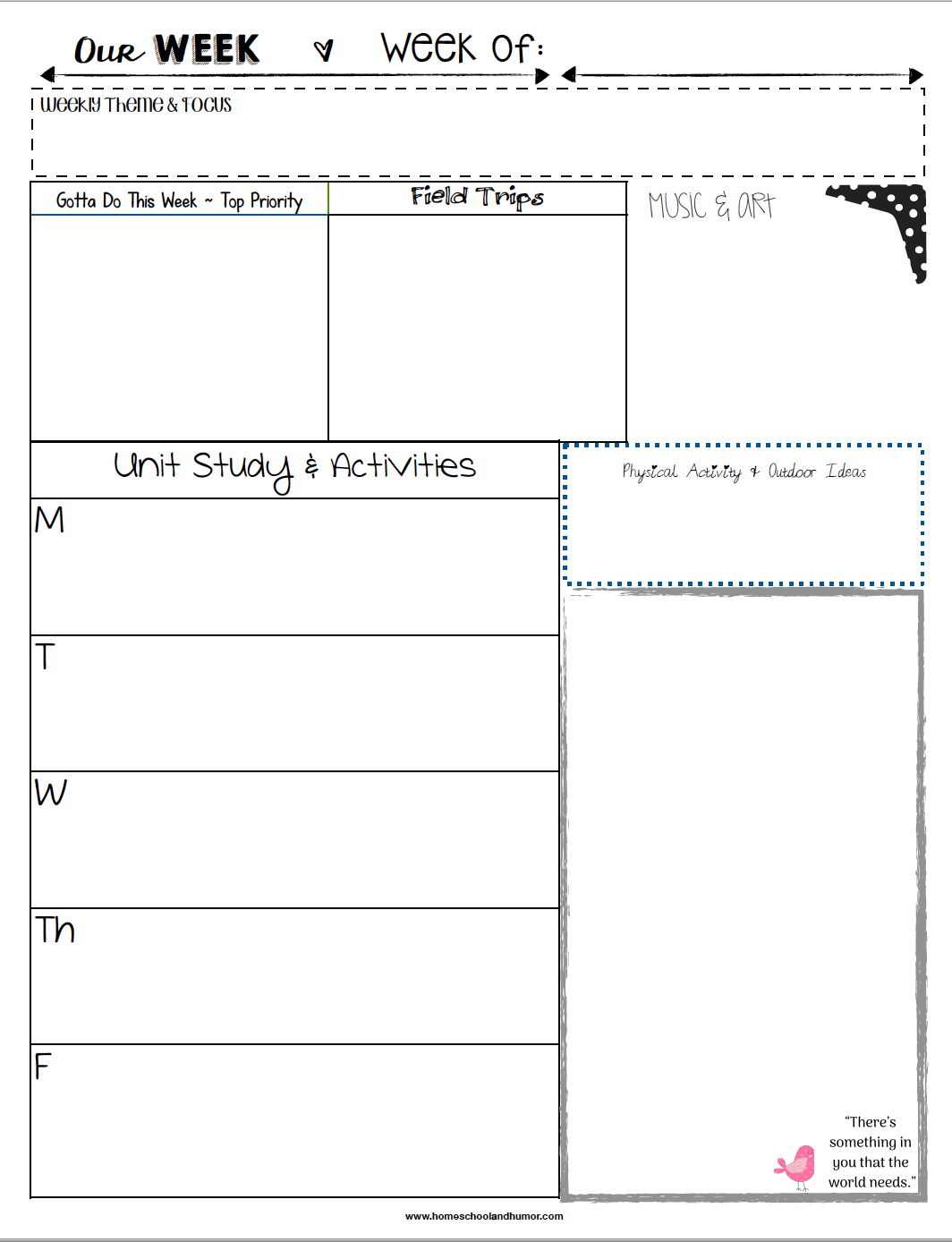 Morning Time Checklists + Loop Schedule