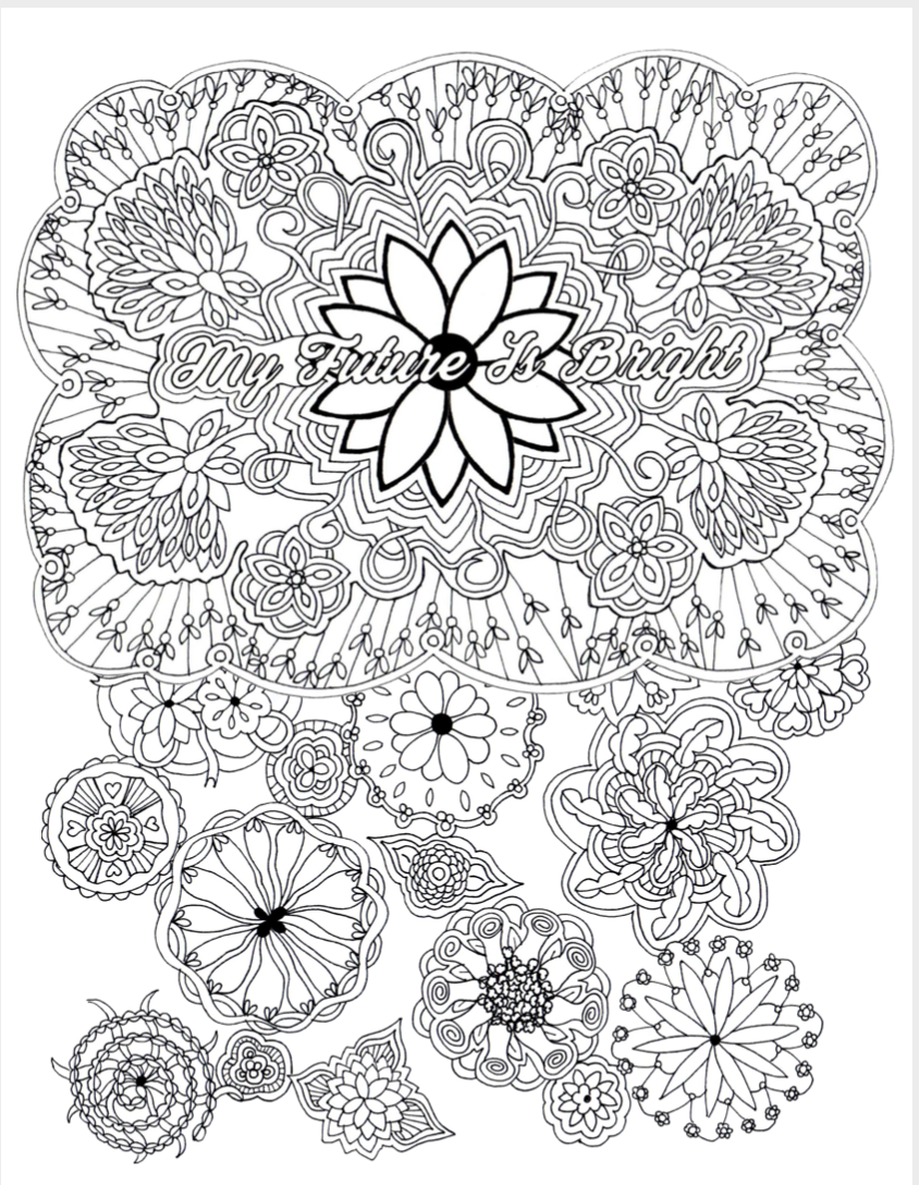 Reflections Color Journal | Faith Coloring Book for Moms