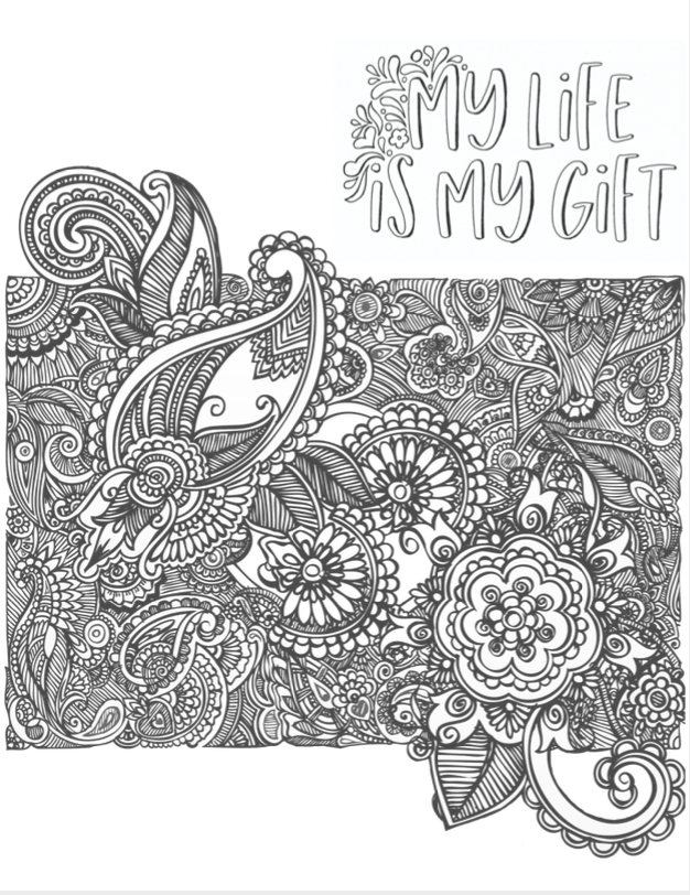 Reflections Color Journal | Faith Coloring Book for Moms