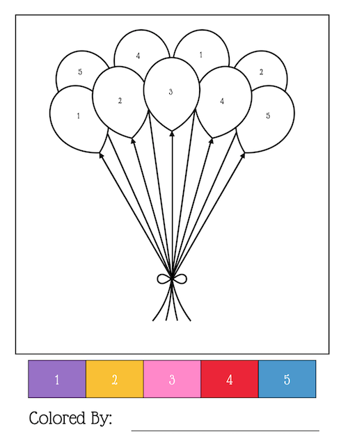 Color Carousel: Color By Number Set