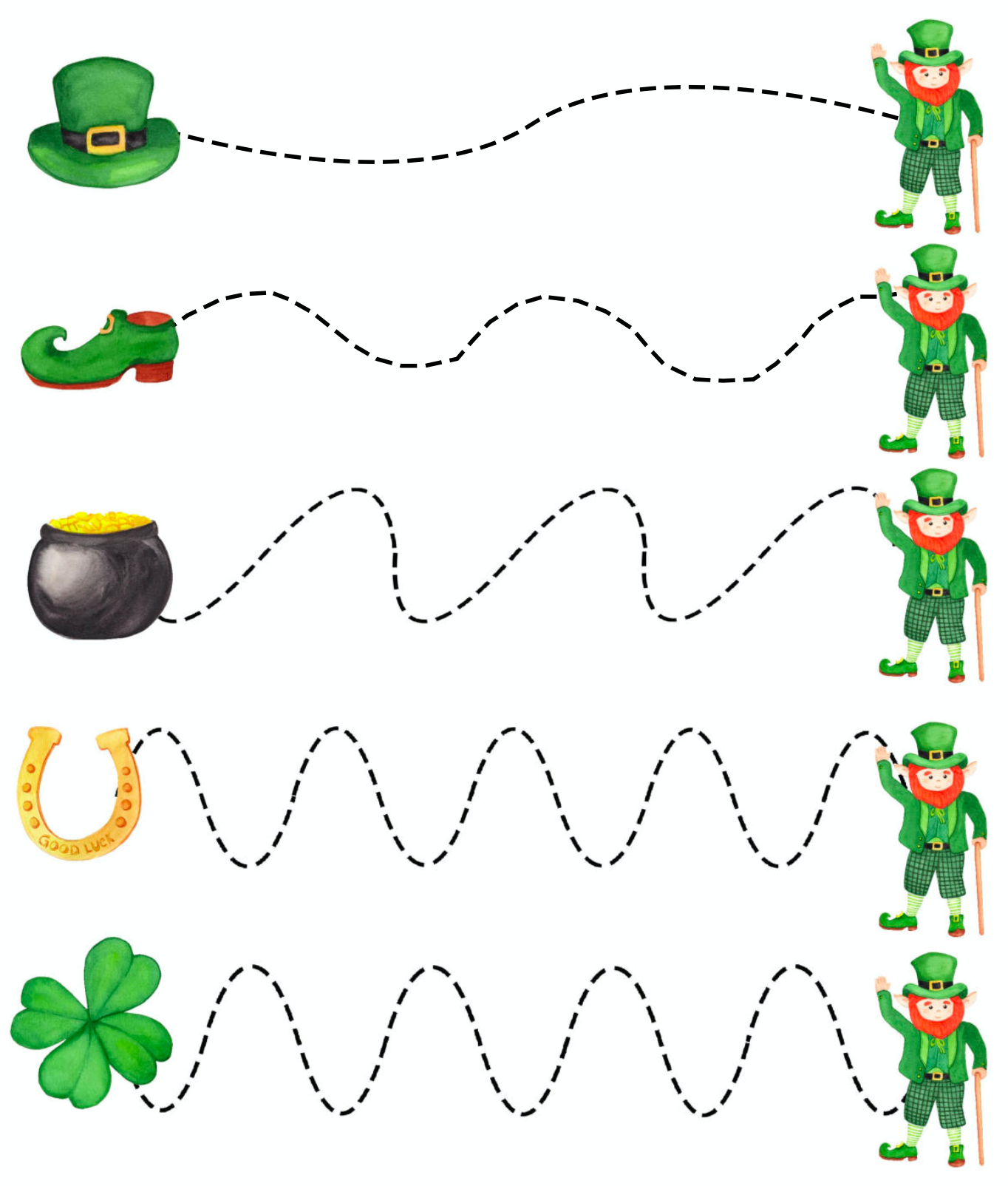 St. Patrick's Day Puzzles and Activities Printables