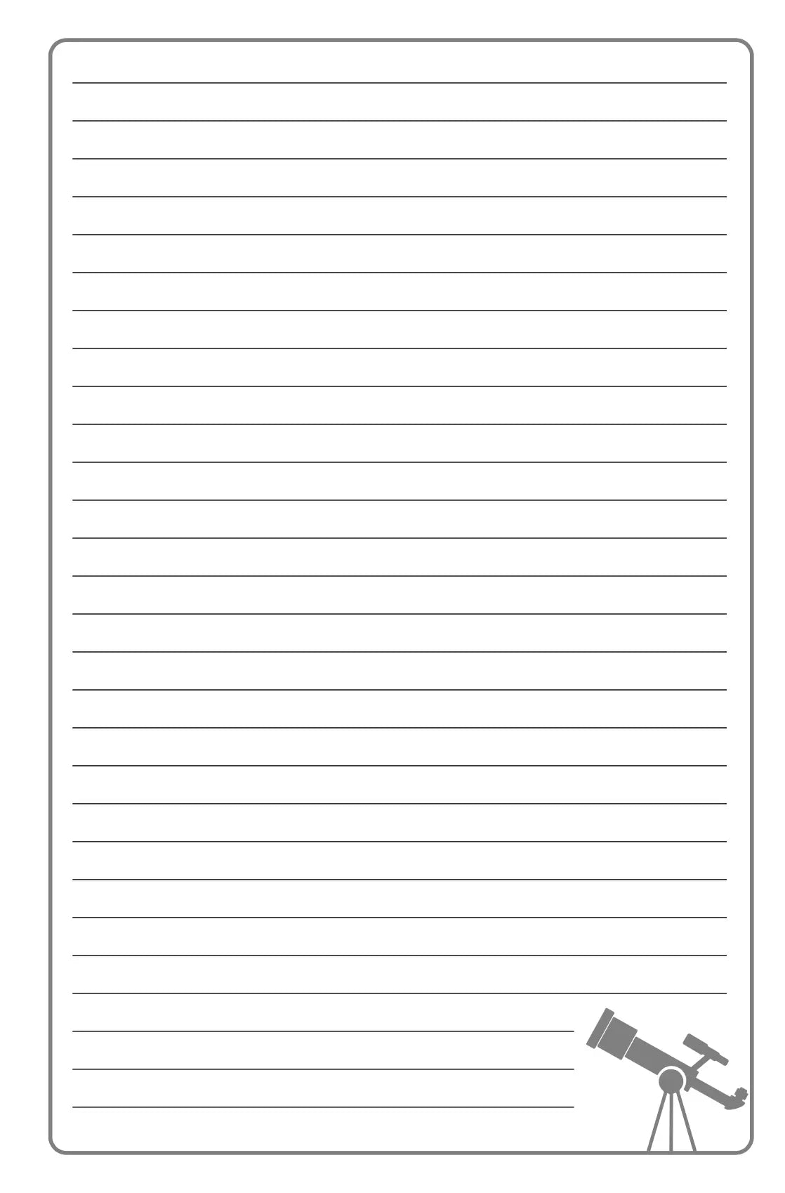 Astronomy Logbook for Teens Homeschool and Humor