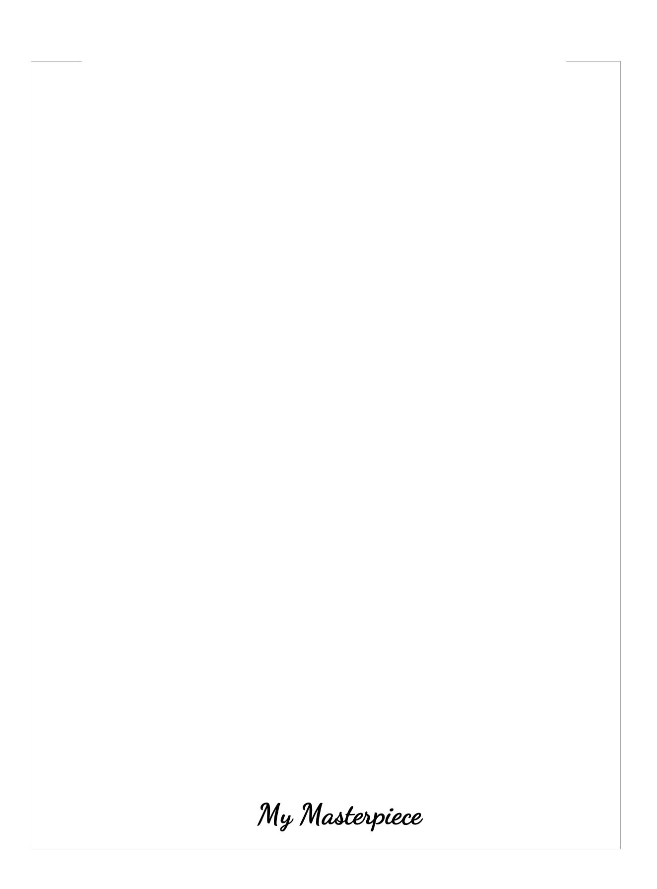 Blank Notebook Pages Power Bundle | Blank White Pages | Blank Story Pages