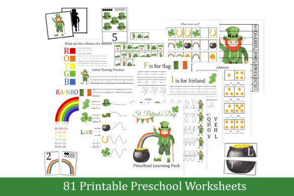 St. Patrick's Day Puzzles and Activities Printables