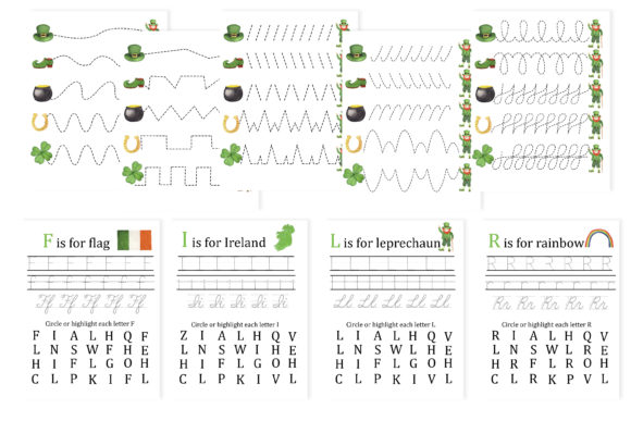 St. Patrick's Day Puzzles and Activities Printables