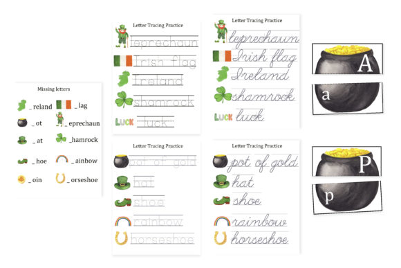 St. Patrick's Day Puzzles and Activities Printables