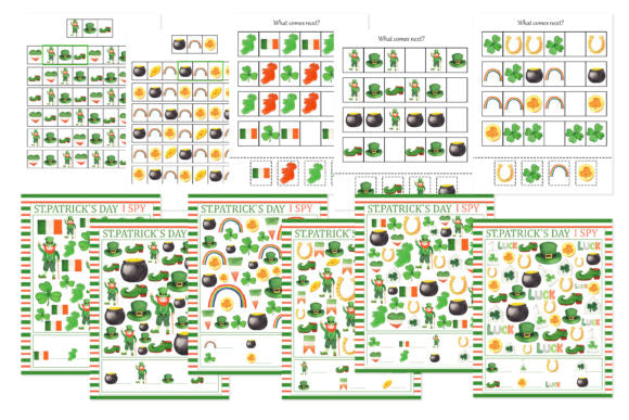 St. Patrick's Day Puzzles and Activities Printables