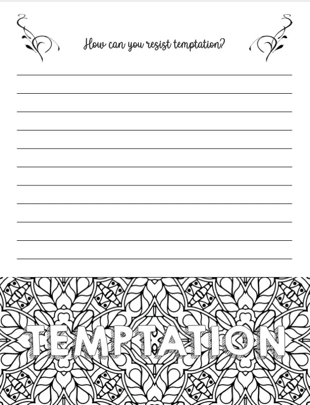 Reflections Color Journal | Christian Coloring Pages for Adults Homeschool and Humor