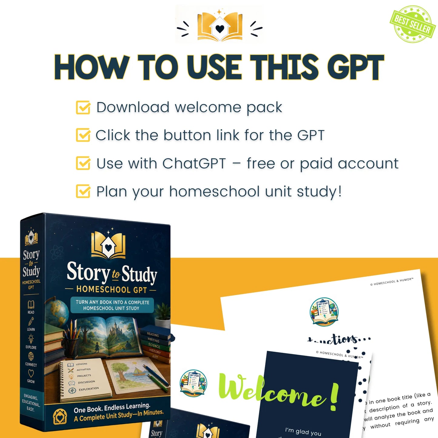 Book to Unit Study Converter GPT Homeschool and Humor