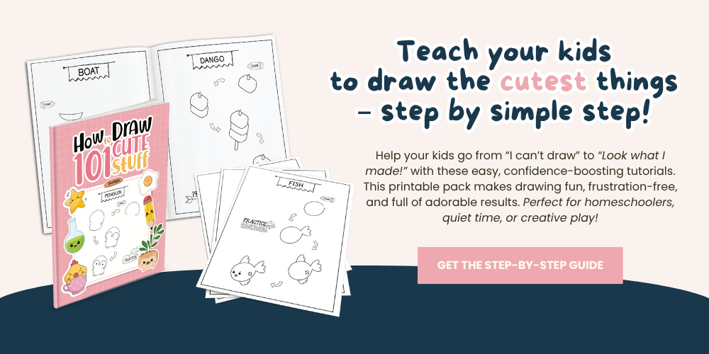 How To Draw 101 Cute Stuff Homeschool Art Drawing Book
