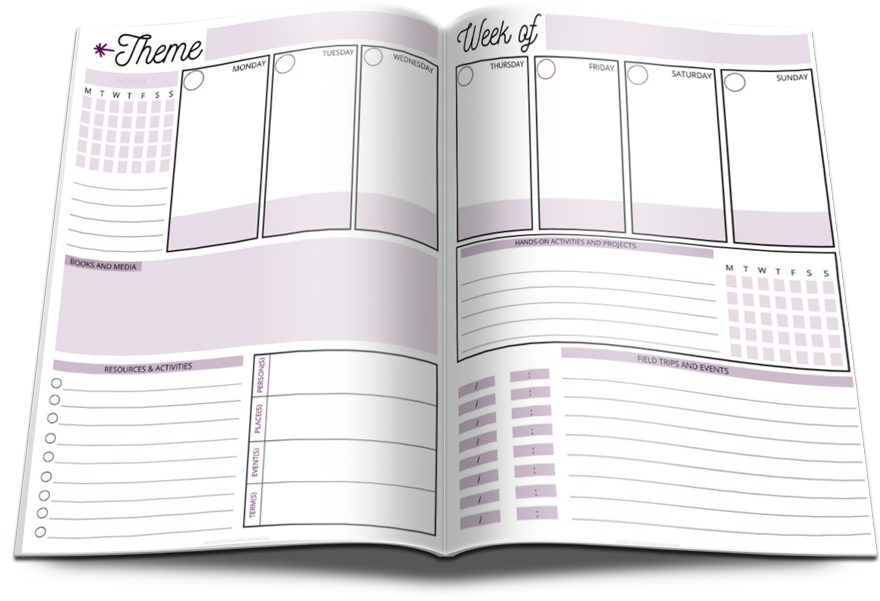 Maximum Unit Study Planner for Homeschool Unit Studies