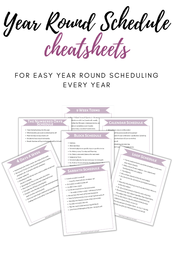 How To Homeschool Year Round Ebook