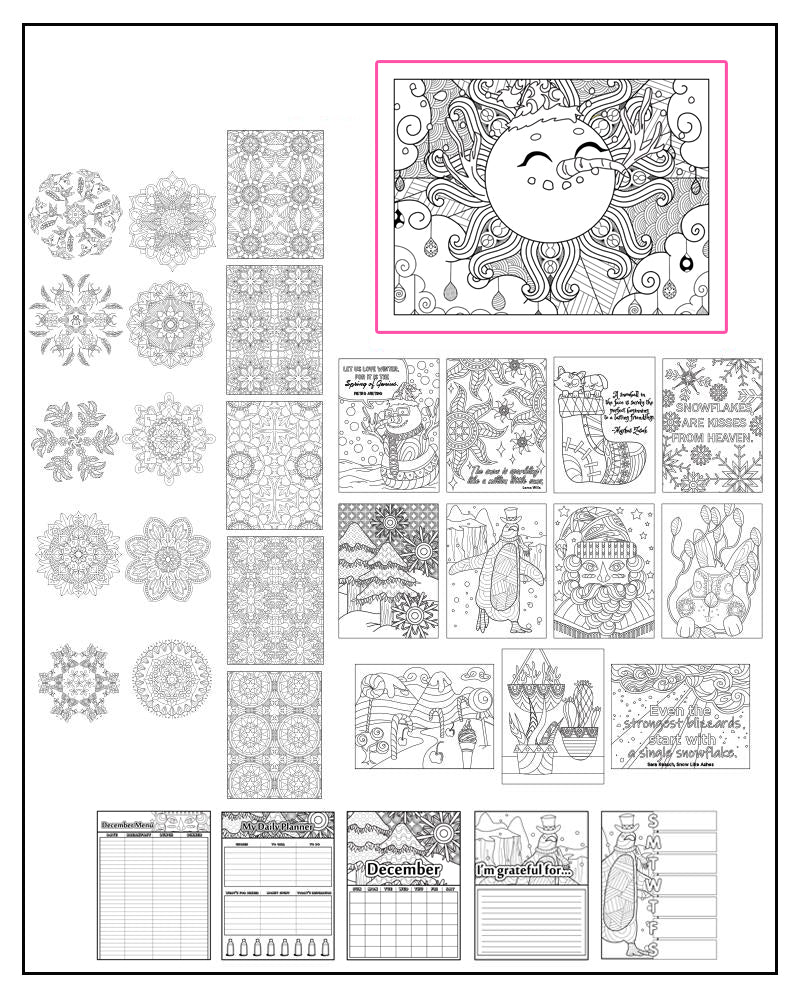 Christmas Holiday Color Planner