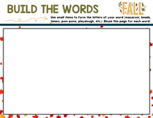 Load image into Gallery viewer, Spelling Word Work For ANY Spelling List (Gratitude Theme)