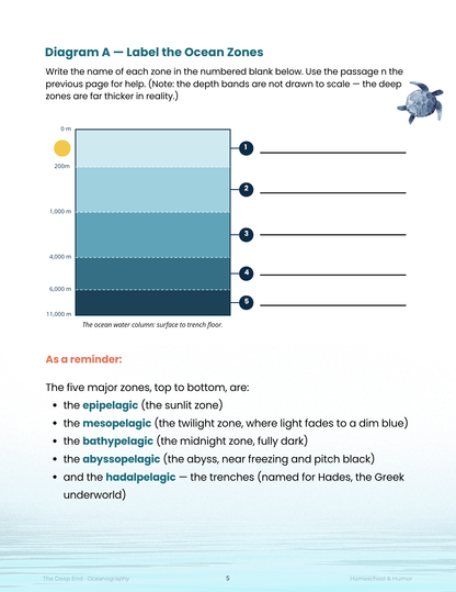 The Deep End: Oceanography Unit Study for Grades 6–12 - Homeschool and Humor