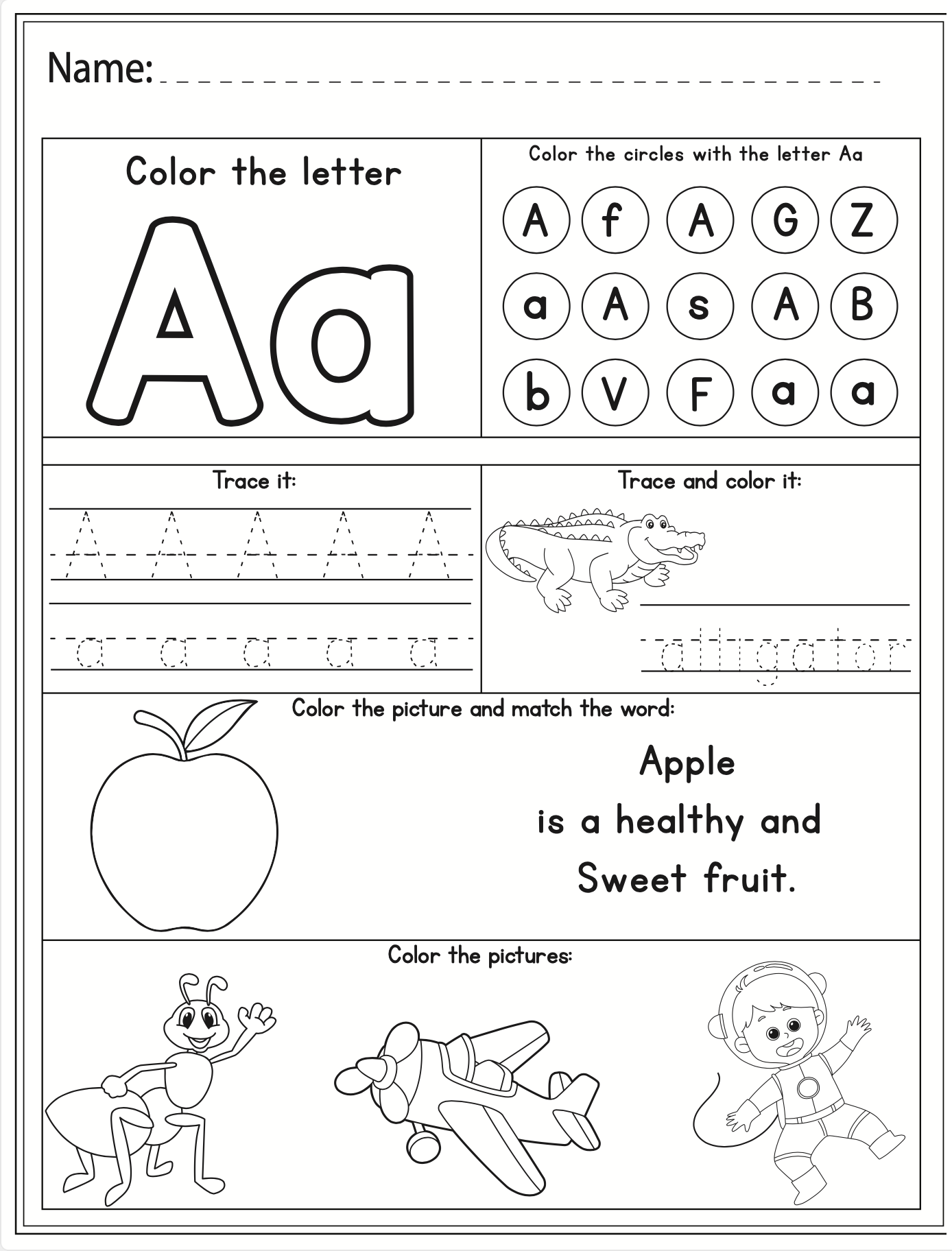 Letters and Sounds Recognition and Assessment