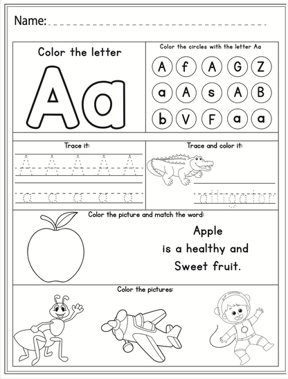 Letters and Sounds Recognition and Assessment