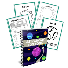 Load image into Gallery viewer, Astronomy Logbook for Kids