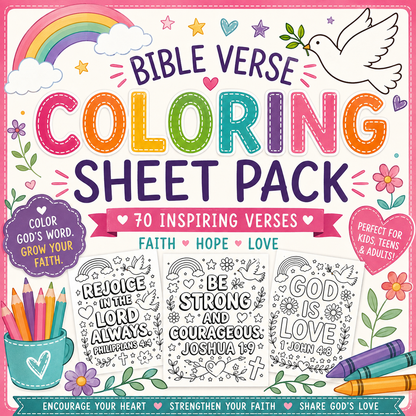 Bible Verse Coloring Pages