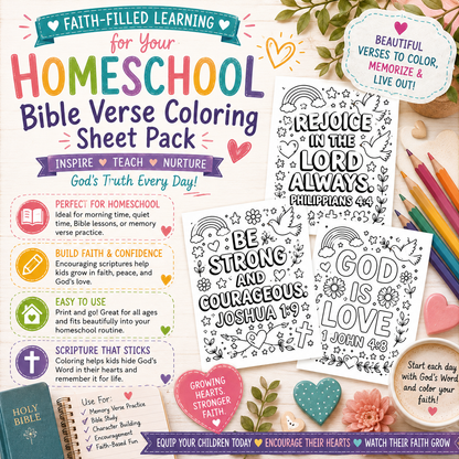 Bible Verse Coloring Pages