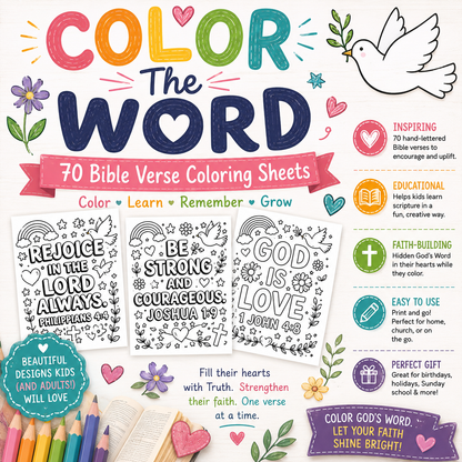 Bible Verse Coloring Pages