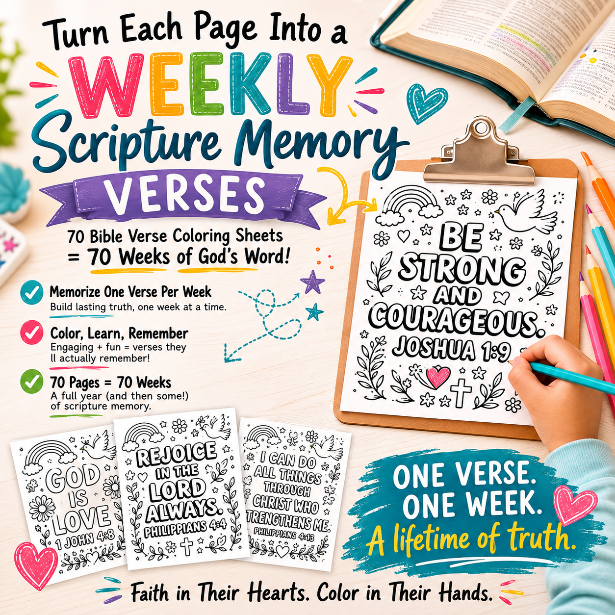 Bible Verse Coloring Pages