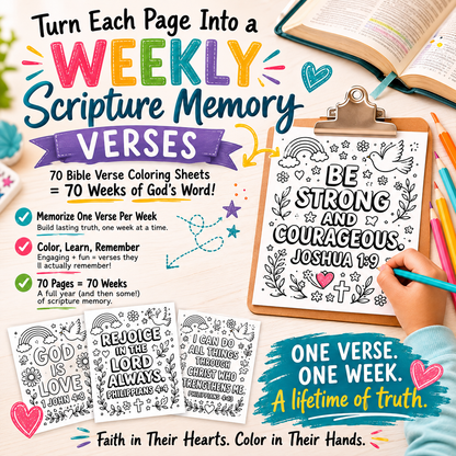 Bible Verse Coloring Pages