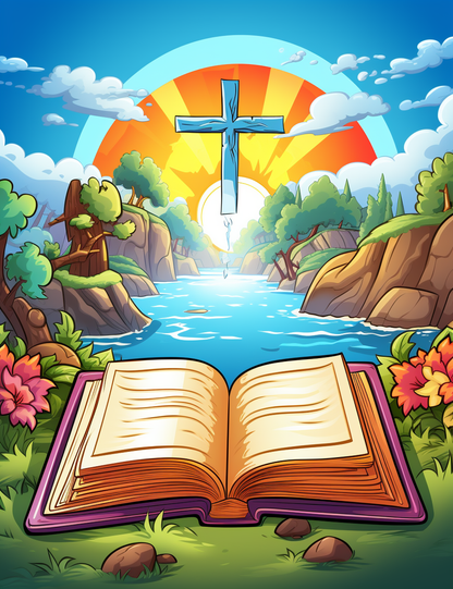 300 Kids Bible Coloring Pages