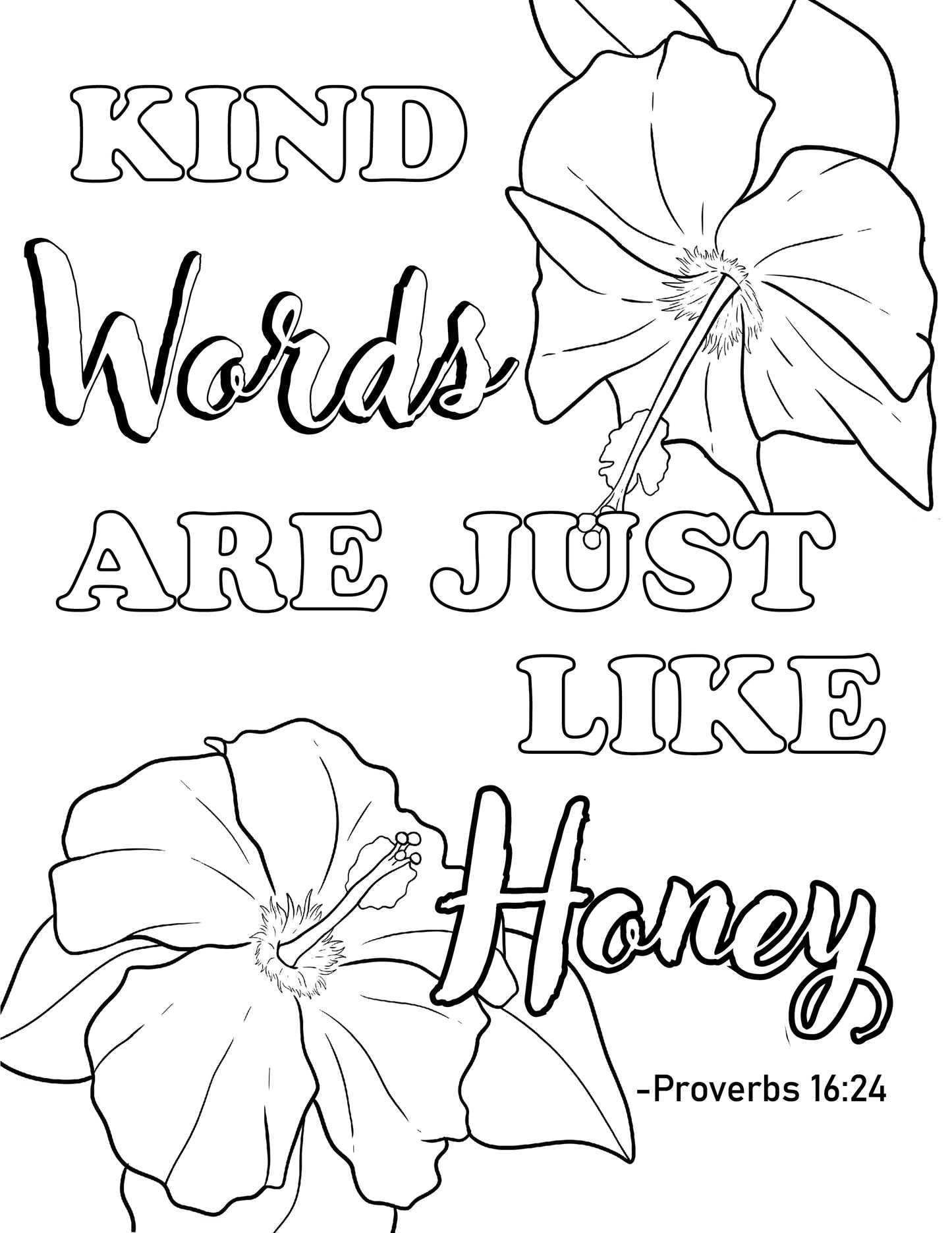 Walk by Faith Coloring Pages for Mom