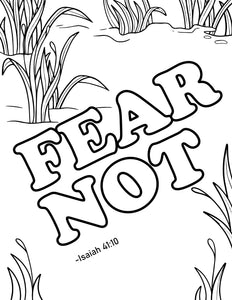 Walk by Faith Coloring Pages for Mom