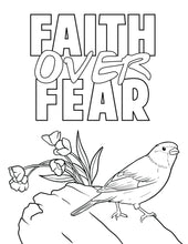 Load image into Gallery viewer, Walk by Faith Coloring Pages for Mom