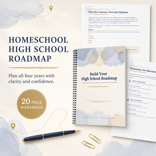 Preparing For High School: Build Your High School Roadmap Workbook