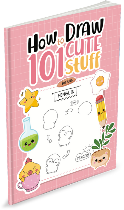 How To Draw 101 Cute Stuff Homeschool Art Drawing Book