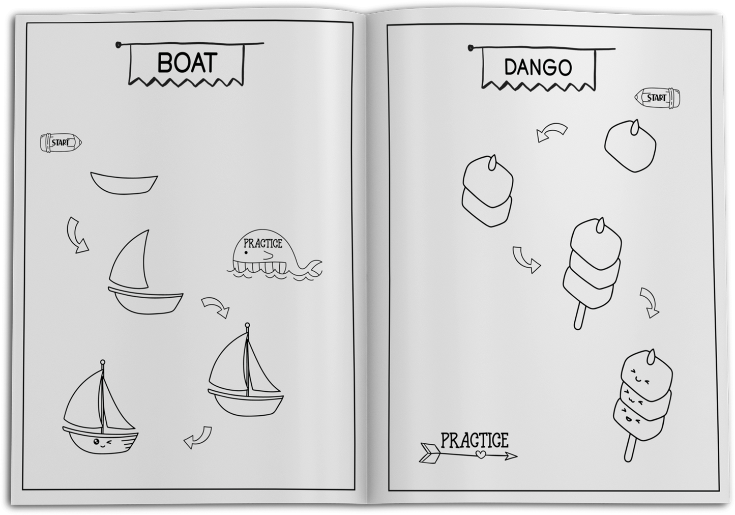 How To Draw 101 Cute Stuff Homeschool Art Drawing Book